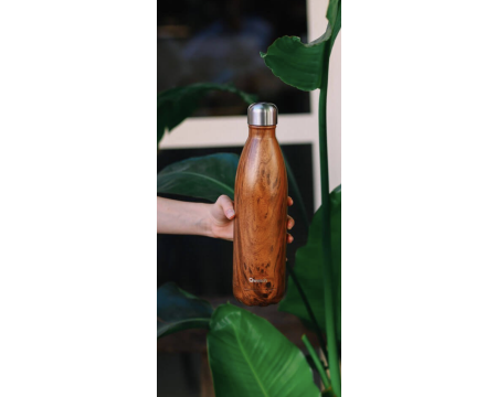 Bouteille isotherme Wood - QWETCH