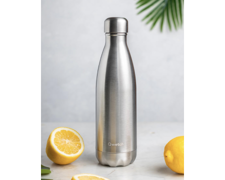 Bouteille isotherme Inox 260 ou 500 ml QWETCH