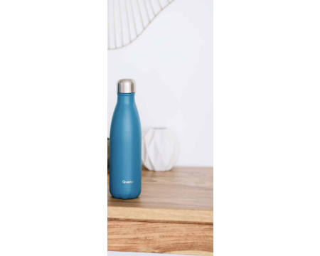 Bouteille isotherme Bleu canard 500 ml QWETCH