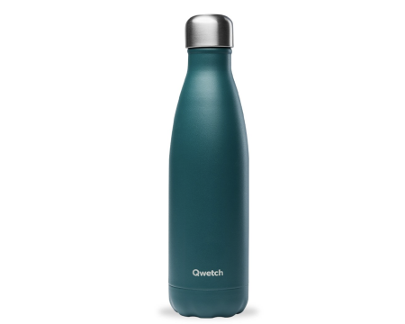 Bouteille isotherme Matt vert émeraude 500 ml QWETCH