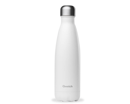 Bouteille isotherme blanc mat 500 ml QWETCH