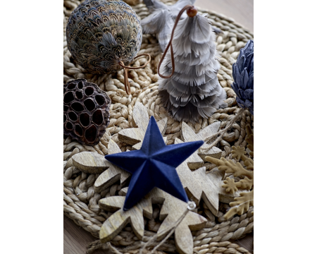 Etoile / flocon en manguier, décoration de fêtes/Noël BLOOMINGVILLE