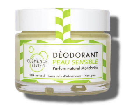 Déodorant naturel Peau sensible Mandarine CLEMENCE&VIVIEN