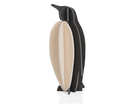 Pingouin LOVI en bois, 10 cm, 3D à assembler