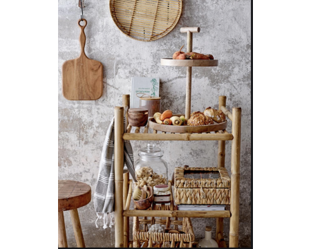 Plateau double en manguier BLOOMINGVILLE