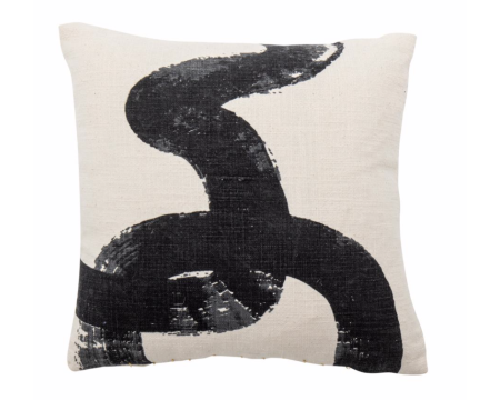 Coussin avec housse coton, modèle Ebell