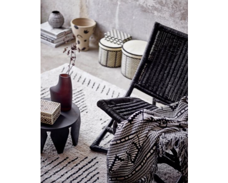 Vase en verre, modèle Anda, marron
