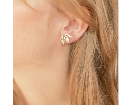Boucles d'oreilles PALOMA ivoire