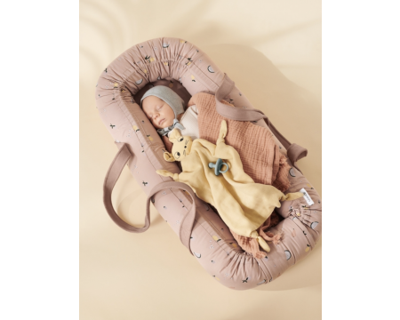 Couffin nomade souple en coton bio - modèle GRO LIEWOOD