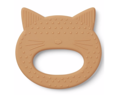 ANNEAU DE DENTITION GEMMA CHAT moutarde LIEWOOD
