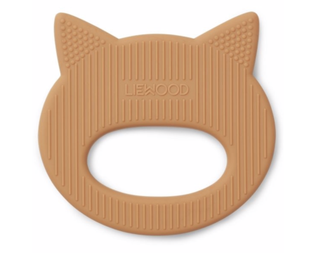 ANNEAU DE DENTITION GEMMA CHAT moutarde LIEWOOD