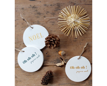 Médaillon Noël Collection NOEL Poussière des Rues