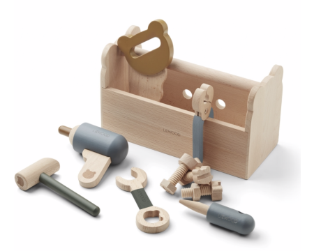 Caisse à outils en bois Luigi - jouet Liewood