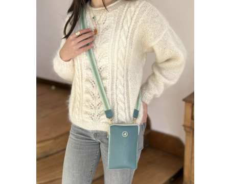 Sac pochette Charlie en cuir