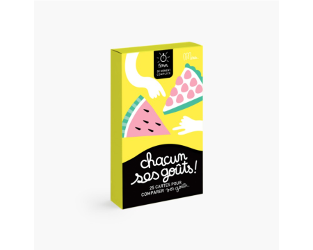 Jeu de carte "Chacun ses goûts" - MINUS