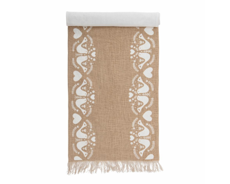 Chemin de table en coton pour les fêtes / Noël, Paule BLOOMINGVILLE