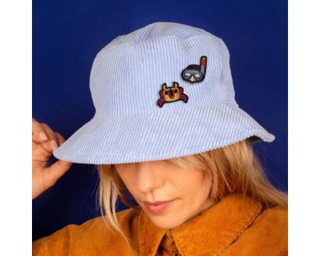 Broche brodée à la main - CRABE - Macon & Lesquoy