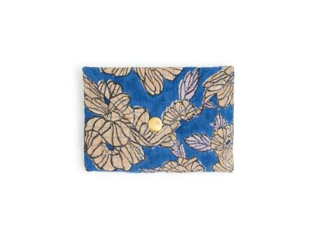 Pochette enveloppe Ravi Bloom Bleu Klein