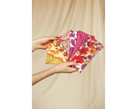 Pochette enveloppe Sunny Bloom Magenta