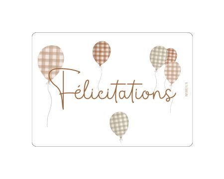 Carte - Félicitations