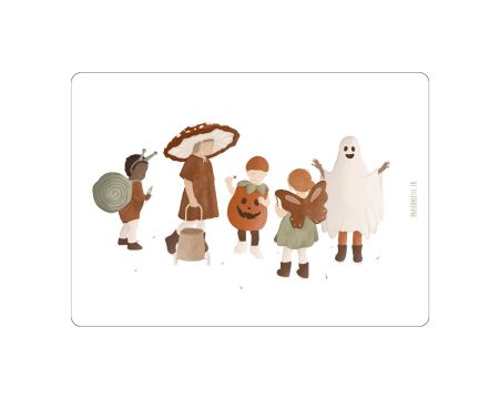 Carte - Enfants déguisés halloween