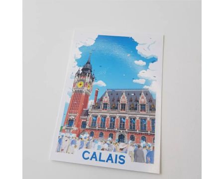 Carte postale Hôtel de Ville de Calais