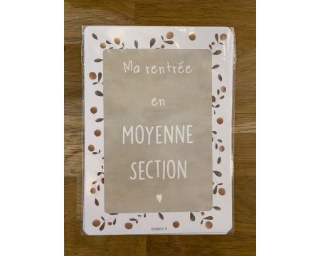 Cartes souvenirs - Moyenne section