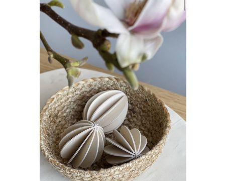 Oeufs de Pâques décoratifs à assembler LOVI (rose, bleu, jaune)