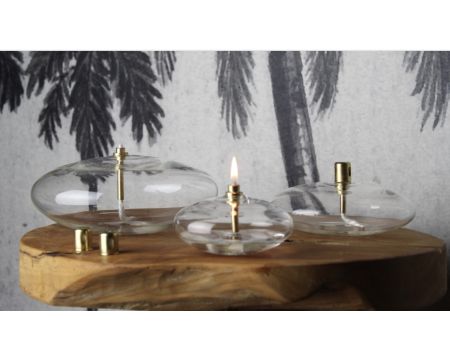 Lampe à huile forme galet - PERI DESIGN - moyen modèle