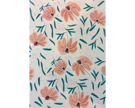 Carte Fleurs colorées - Poussière des Rues