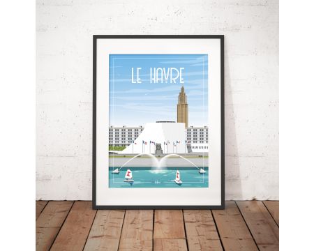 Affiche locale Wim' Le Havre