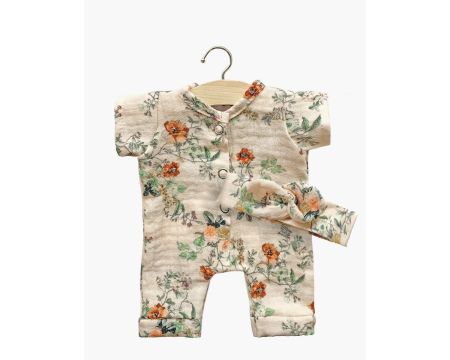 Combinaison Lili et headband double gaze Poetic - poupée Babies Minikane