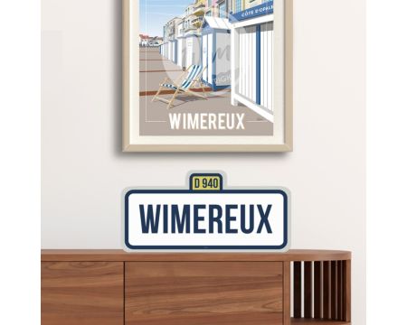 Panneau touristique / routier Wim' Wimereux