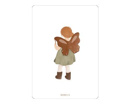 Carte - Enfant papillon