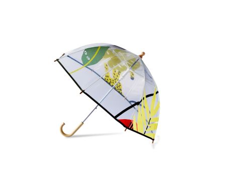 Parapluie enfant transparent jungle - AREVIK ANATOLE PARIS
