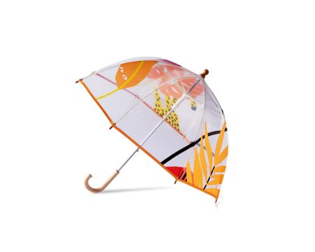 Parapluie enfant transparent jungle - KERALA ANATOLE PARIS