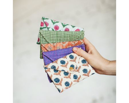 Pochette enveloppe Ravi Lotus Chamallow