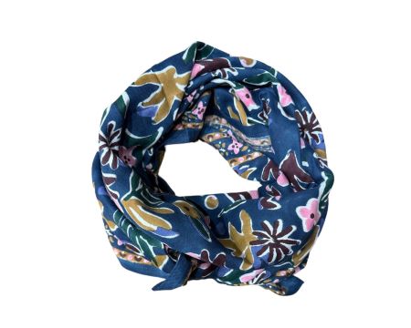 Foulard Adulte Matis Bleu - Maison Augustin