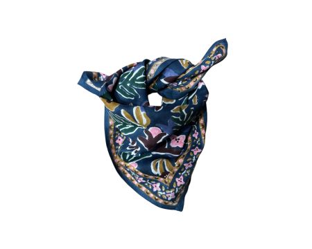 Petit foulard Matis Bleu - Maison Augustin