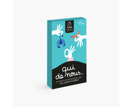 Jeu de carte "Qui de nous" - MINUS