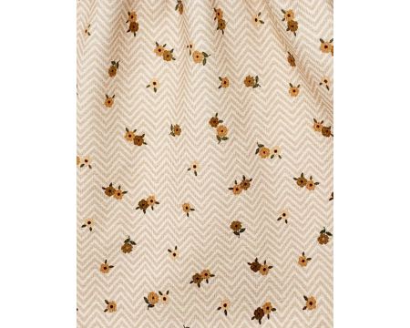 Chemise de nuit Sabrina en jersey Fleurs chevrons poupée Babies Minikane