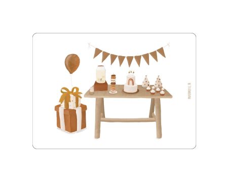 Carte - Table de fête